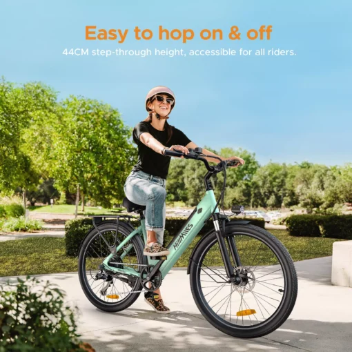 HillMiles 26" E-Bike – 36V 13Ah Akku, herausnehmbar, Pendler E-Bike für Alltag & Stadt – Bild 8