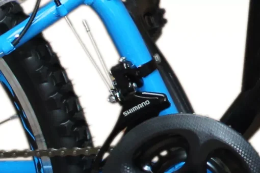 Shimano 26 Zoll Mountainbike, 21-Gang, schwarz, mit STVO-Vollfederung – Bild 3